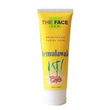 [ORI] THE FACE Temulawak Facial Foam Vitamin B3 dan Moisturising Menjadikan Kulit Wajah Tampak Cerah - 100ml