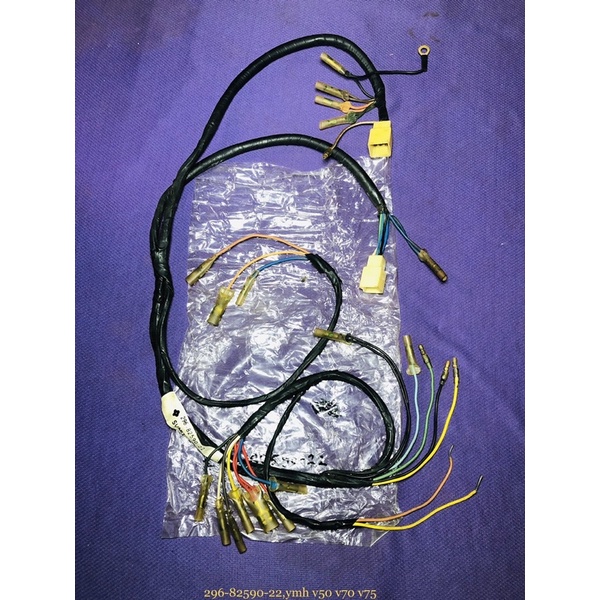 kabel bodi body yamaha v50 v70 v75 296 82590 22 wiring harness original japan