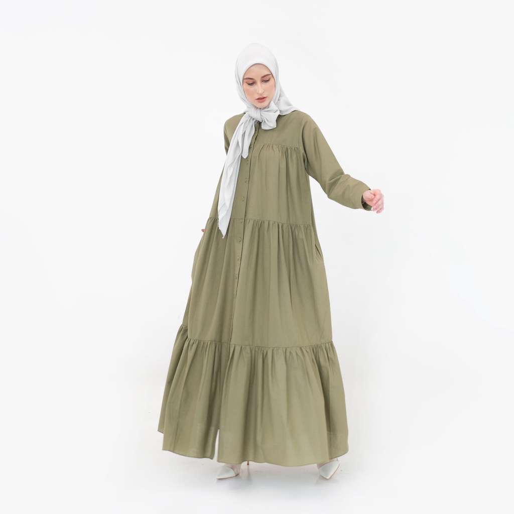 Luma Dawa Akasma Dress / Pilih Warna / Abaya Umroh dan Haji