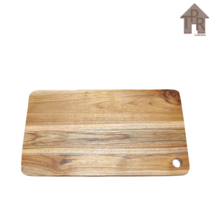 Talenan Kayu Jati / Teak Wood Chopping Board Kotak Tebal Berkualitas