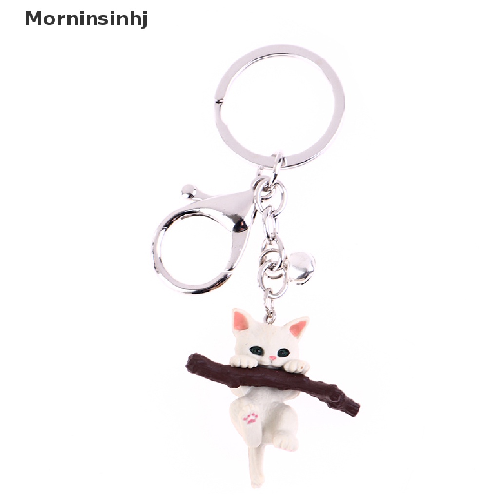 Mornin Gantungan Kunci Kucing Hewan Lucu Kucing Nakal Dengan Cabang Play Pendant Key Rings id