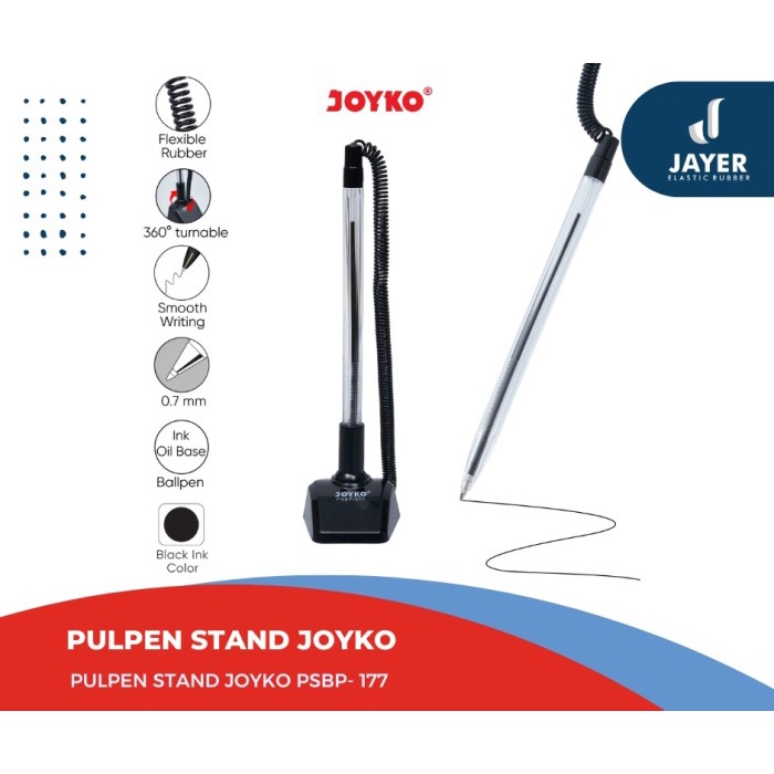 Pulpen Joyko Bolpoin Joyko stand 117 / Pulpen joyko kasir stand