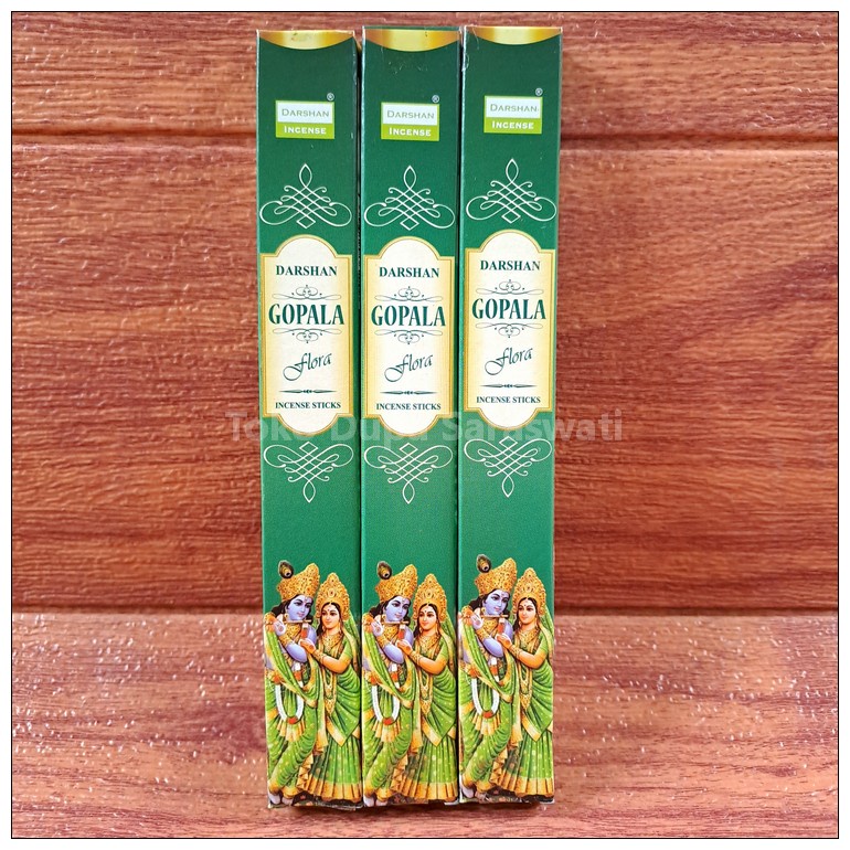 Hio Dupa Wangi Aromaterapi Gopala Mini Darshan Flora isi 5 Stik