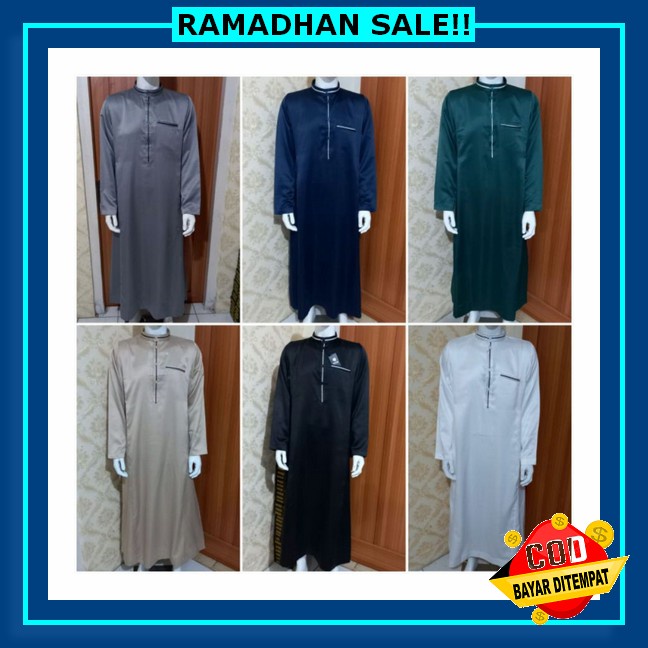 Gamis Pria Jubah Pria Gamis Slimfit Jubah Slimfit Gamis Capal Model Haramain Hayyun Gamis Putih Gami