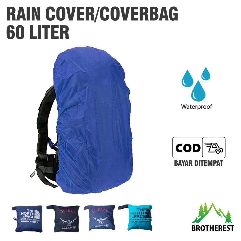 COVER BAG/ RAIN COVER PELINDUNG TAS DARI HUJAN 30-45 L  -  YAMITALA