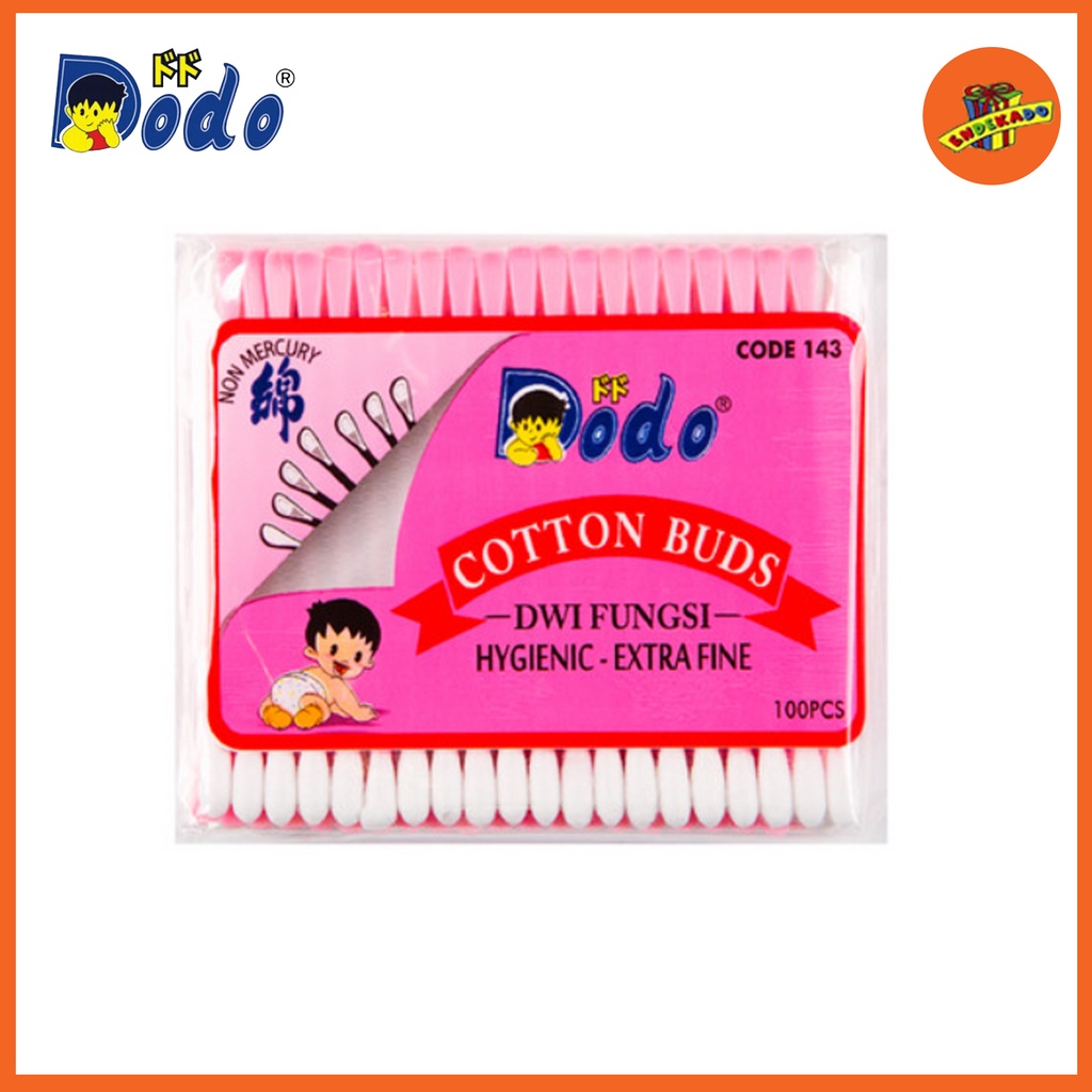 DODO Cotton Buds Dwifungsi 141 143 146 148 - Korek Telinga Bayi