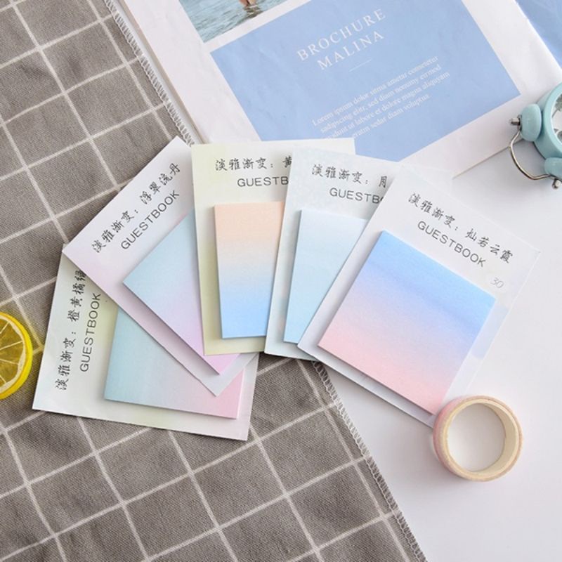 

STICKY NOTE GRADASI WARNA SOFT PASTEL