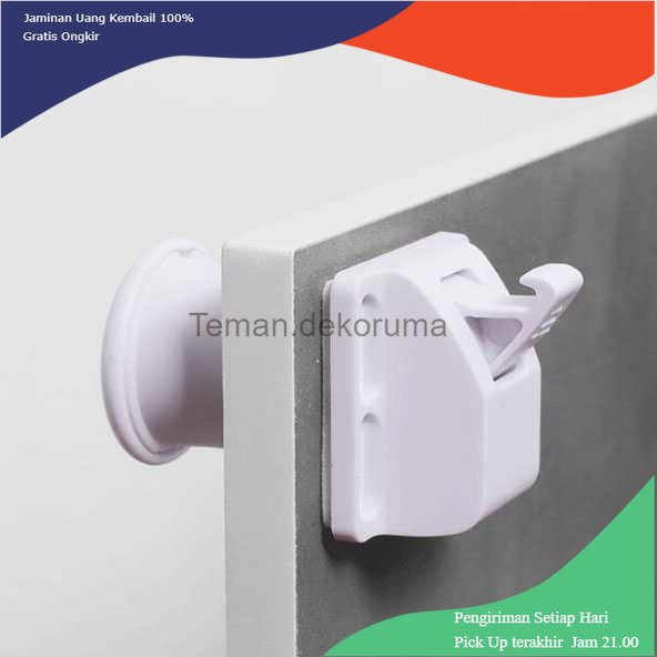 TD - DPR Kunci Laci Lemari Magnetic Safety 8 Lock 2 Key - LK-004-KB