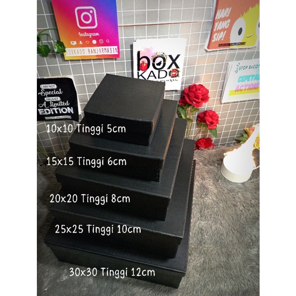 

BOX KADO ISI 5Pc By Box Kado Banjarmasin Polos Tanpa Pita