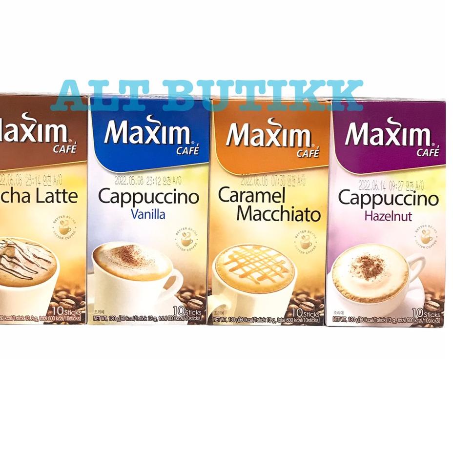 

♟ MAXIM CAFE COFFEE | Mocha Latte Caramel Macchiato Vanilla Hazelnut ✿