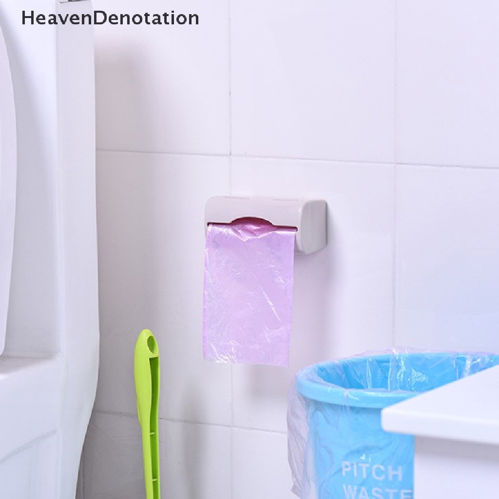 [HeavenDenotation] Kotak Penyimpanan Kantong Sampah Dapur Dinding Tempel Trash Bags Dispenser Kantong Sampah HDV