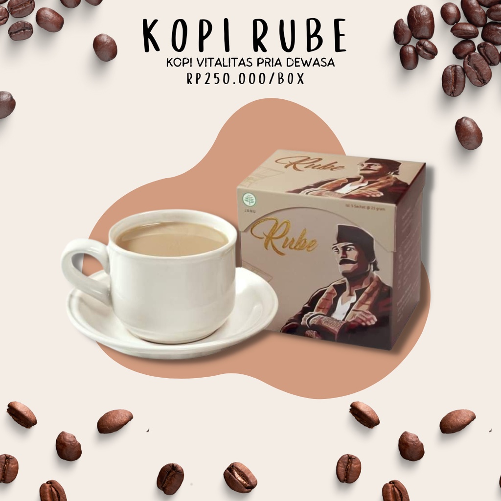 Kopi Kesehatan Pria Dewasa - Kopi Anti Loyo - KOPI RUBE ORIGINAL