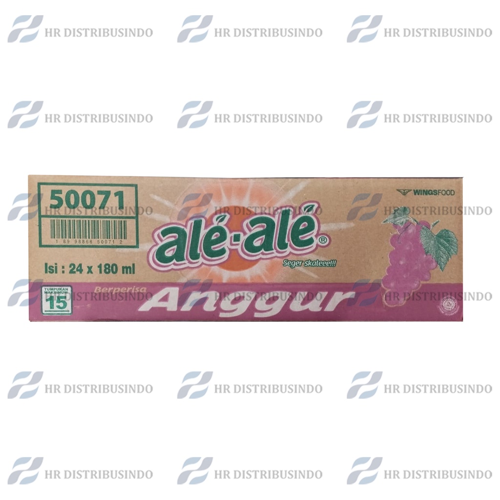 

MINUMAN ALE-ALE CUP 190 ML
