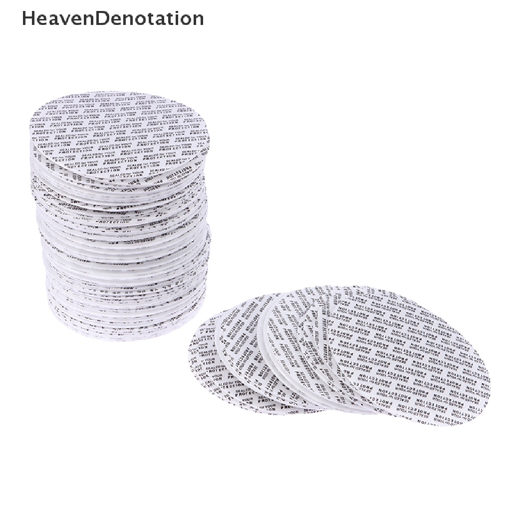 [HeavenDenotation] 200pcs Pressure Sensitive Seal Tutup Botol Toples Kosmetik Tamper Resistant Seal HDV