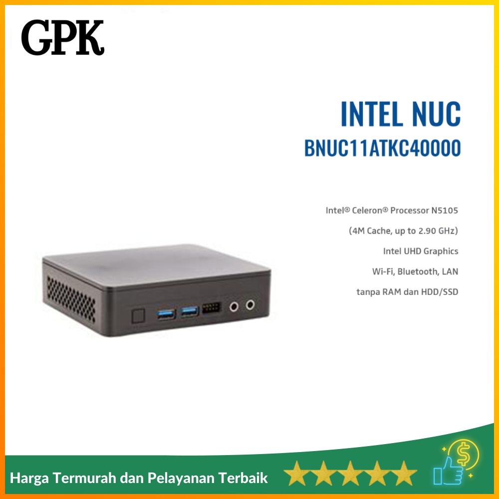 INTEL NUC BNUC11ATKC40000 CELERON N5105 MINI PC GEN 11