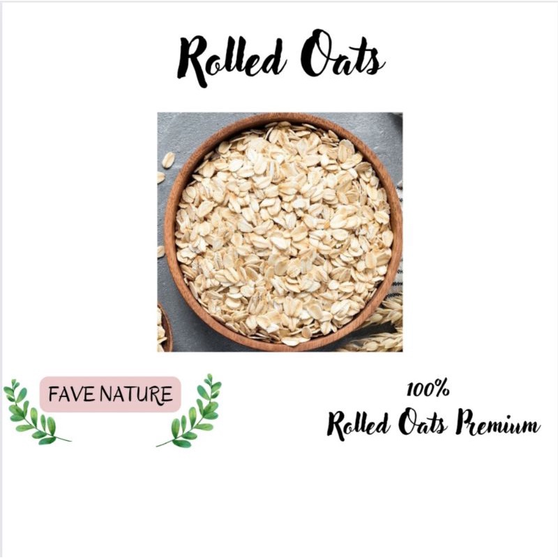 

Premium Natural Rolled Oat 500gr
