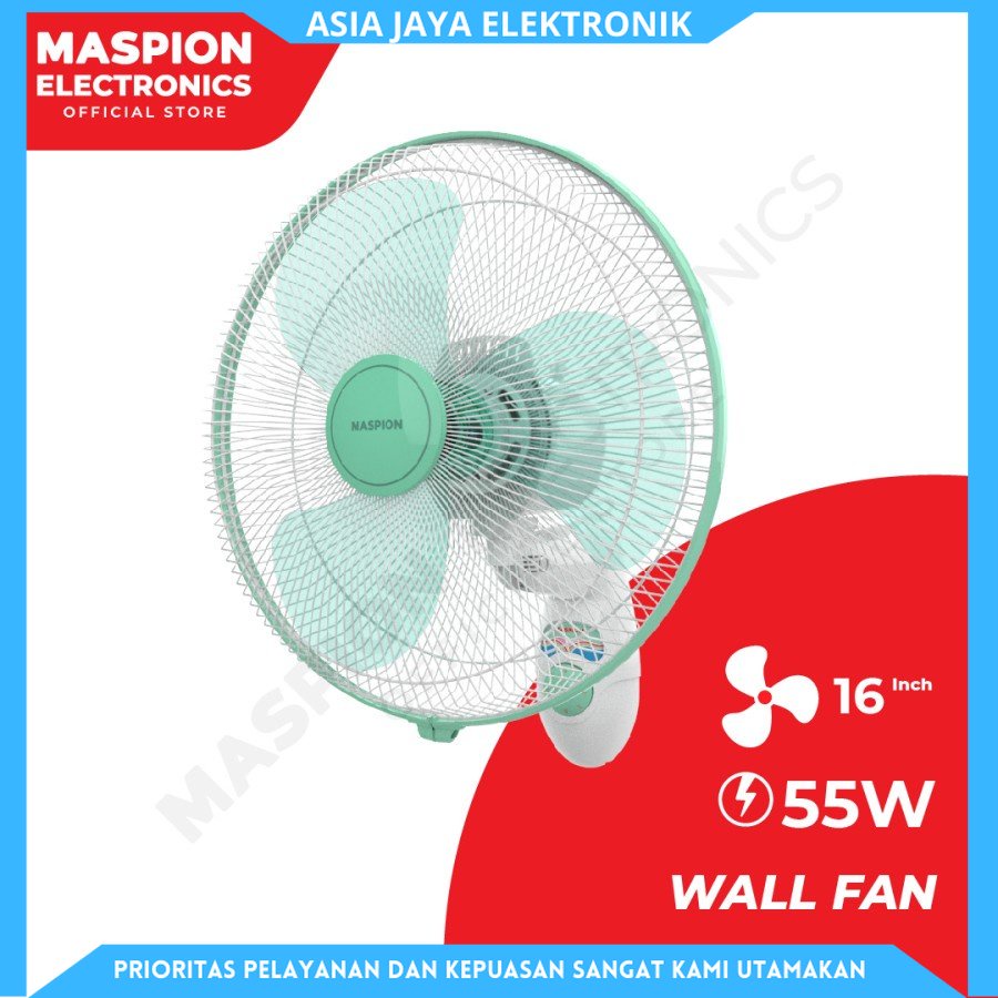 MASPION 16 inch Kipas Angin Dinding MWF-41K 100%Gulungan Tembaga