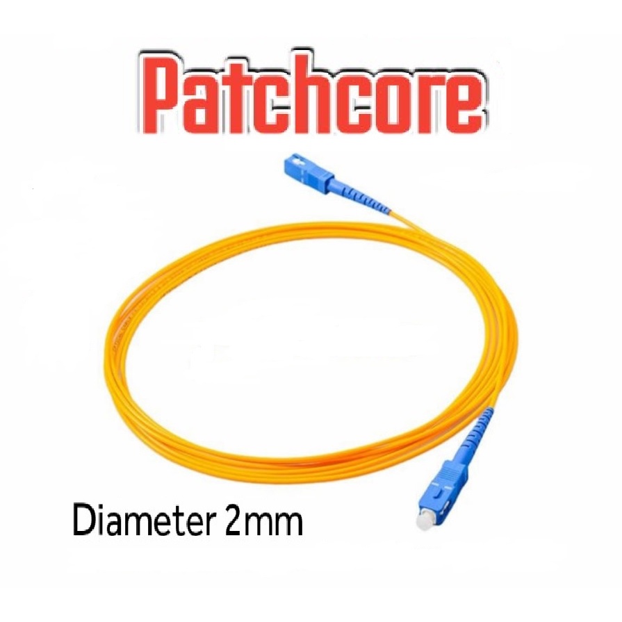 Patchcore Fiber Optic 2mm [ No Brand ] - Patchcord Kuning 2.0mm