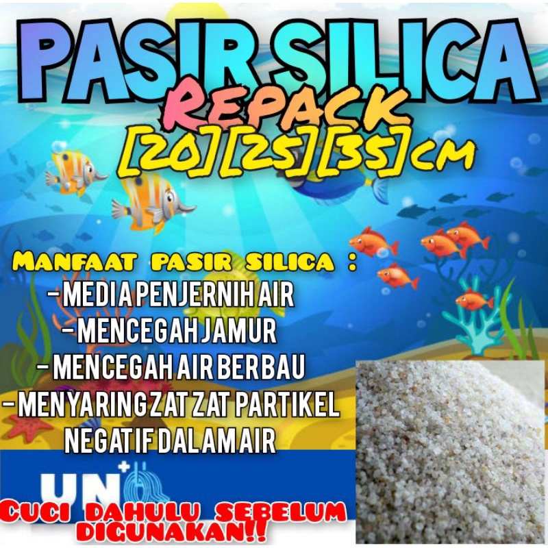 PASIR SILICA MEDIA PENJERNIH AIR AQUARIUM/AQUASCAPE REPACK