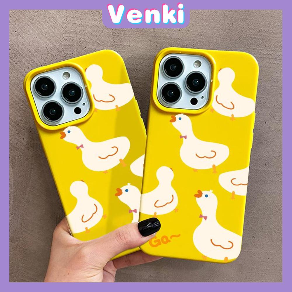 Phone Case Soft TPU Glossy Yellow Candy Case Cute Cartoon Duck Camera Protection Shockproof For iPhone 14 13 12 11 Pro Max 7 8 Plus X XR