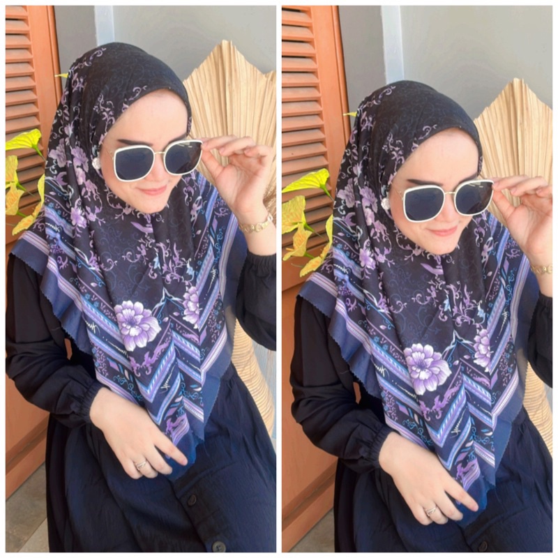 denay kw / segiempat motif denay kw / voal premium laser / segi empat denay kw