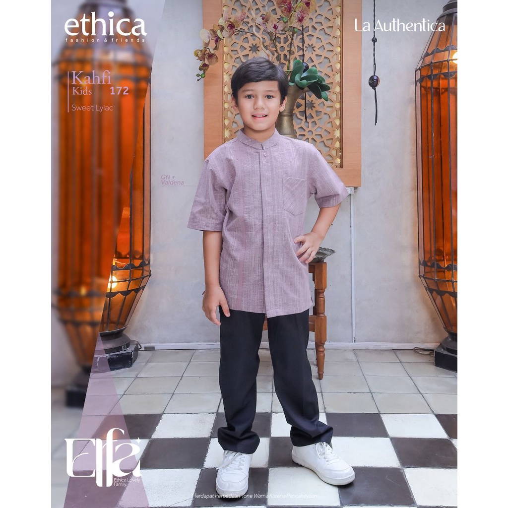 Sarimbit Keluarga / Ethica Elfa 262 Sweet Lylac / Fashion Muslim 2023