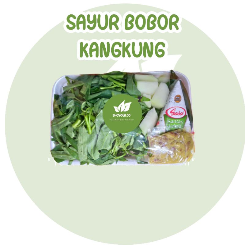 

Sayur pack / Paket Sayur Instan Jogja / Paket sayur potong Bobor Kangkung - Shayour.co