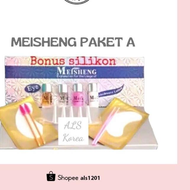 ➫ PAKET LASH LIFT MEISHENG BEST SELLER / PAKET MEISHENG LASH LIFT ✫