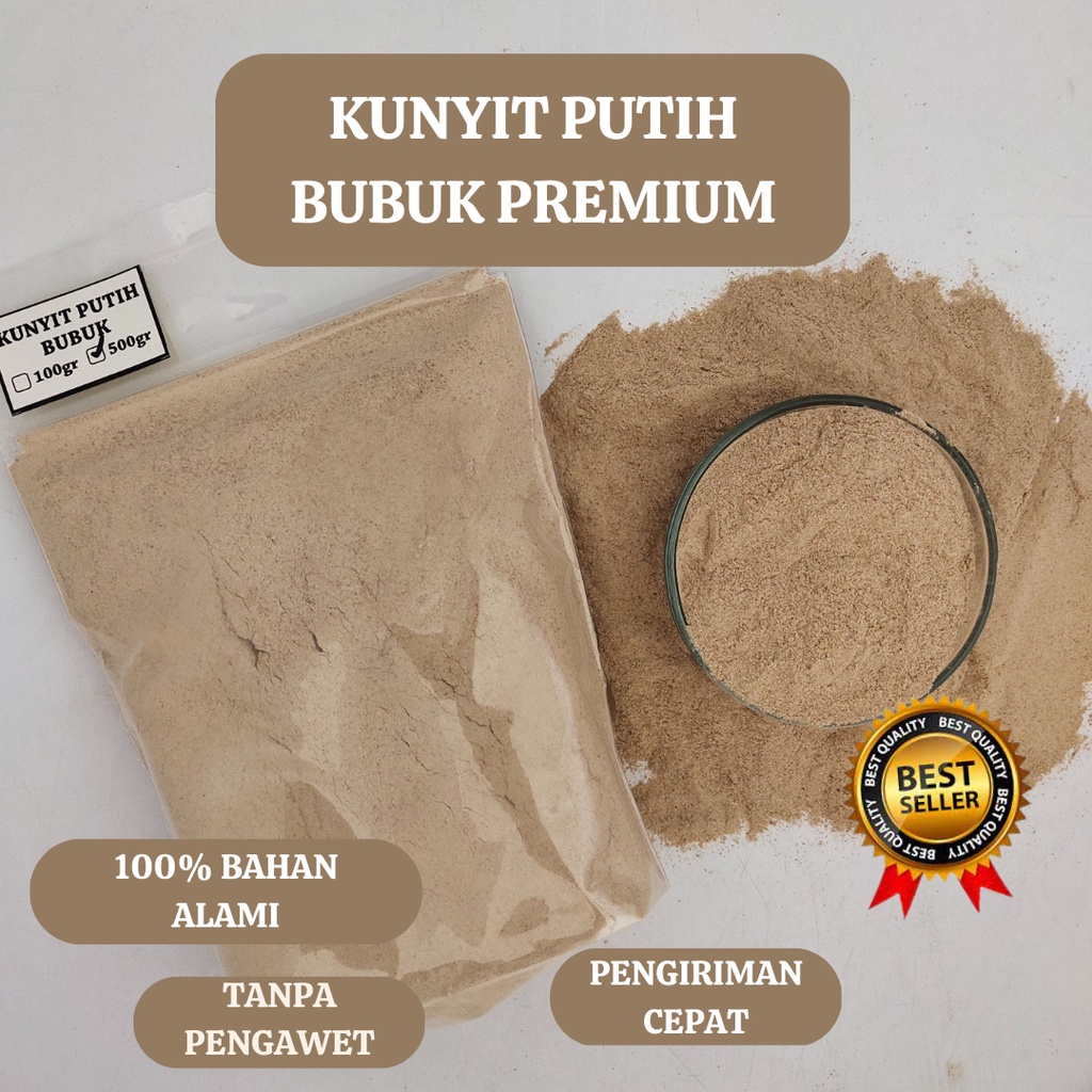 

Kunyit putih bubuk premium 100gr 500gr 1kg