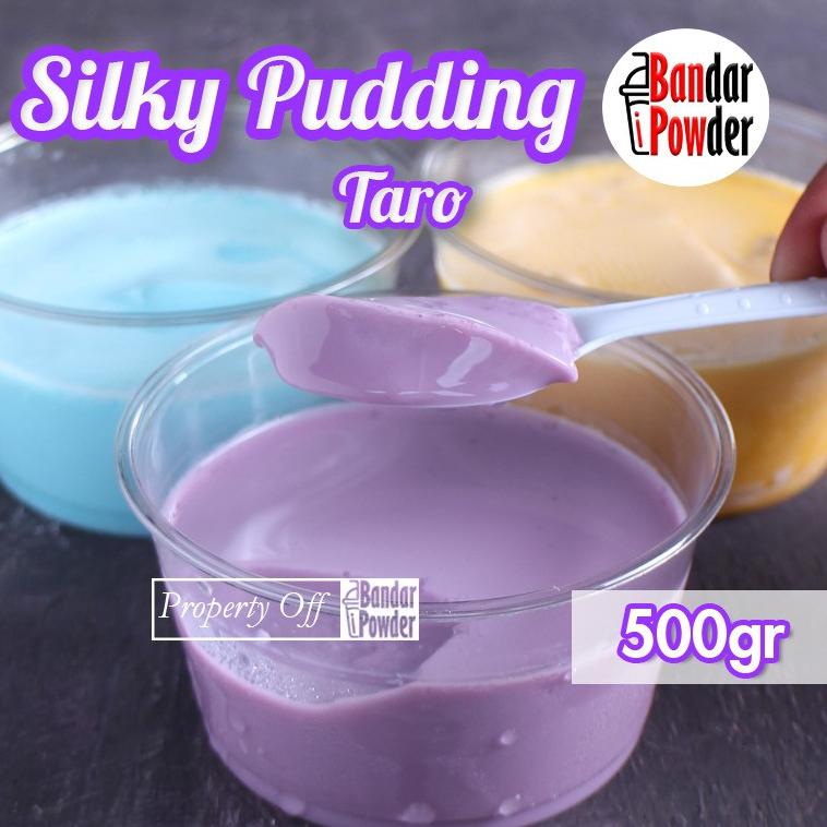 

[KODE 669] Bubuk Silky Pudding Taro 500gr - Serbuk Puding Premium - Bandar Powder