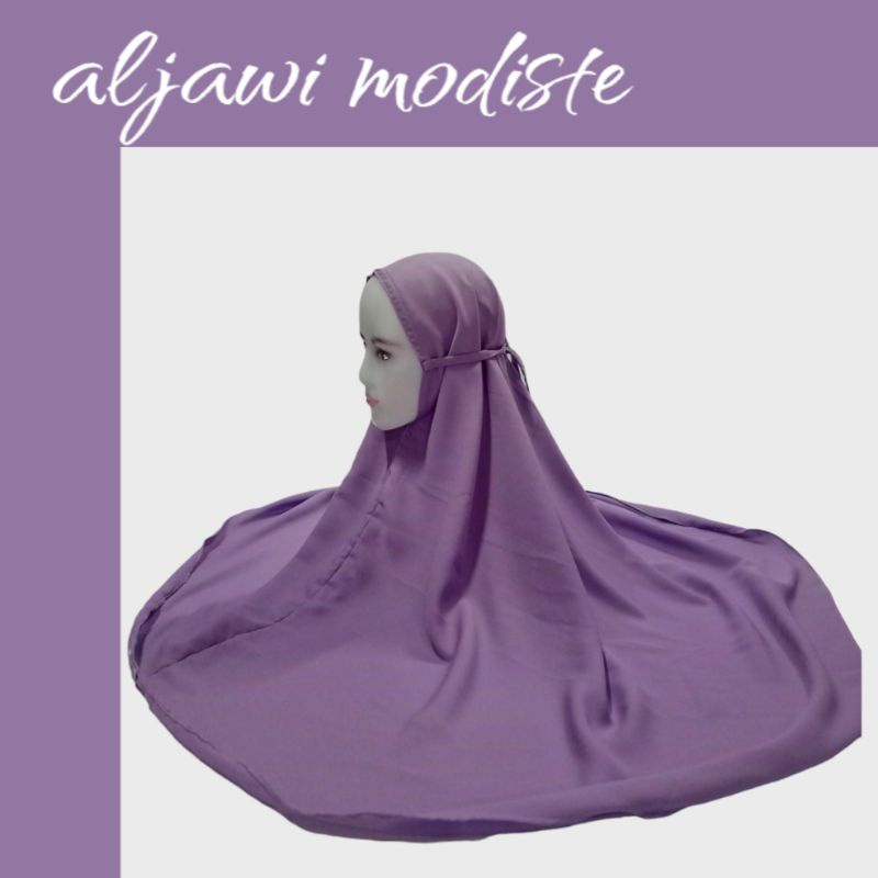 Khimar Bergo Maryam Wollycrepe - LILAC