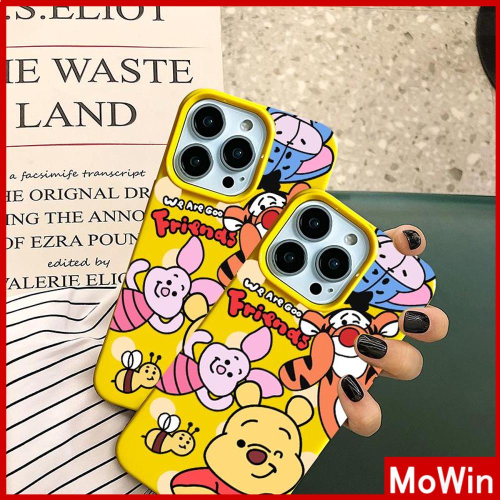 For iPhone 14 Pro Max iPhone Case Yellow Glossy TPU Soft Case Camera Protection Shockproof Cartoon Cute Style Compatible with iPhone 13 Pro max 12 Pro Max 11 xr xs max 7Plus 7 8