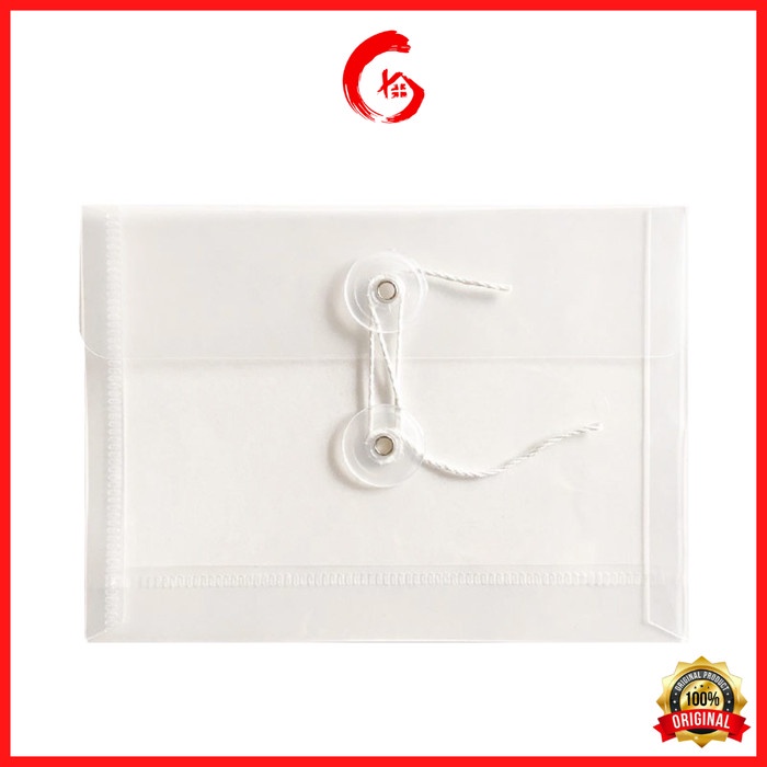 

String Tie Mini Plastic Pouch / Kantong Tas - Landscape