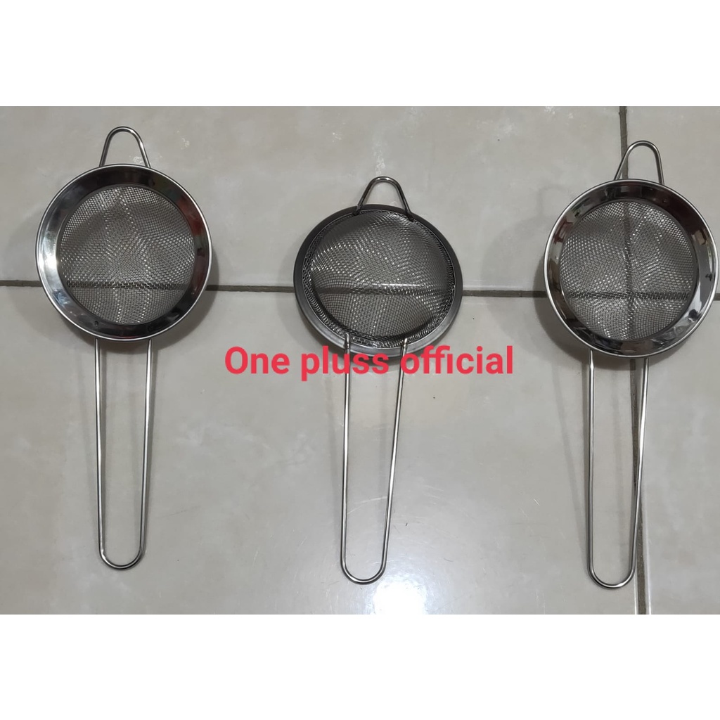 Saringan minyak diameter 8cm / saringan teh / saringan kopi bahan stainless