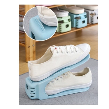 TATAKAN SEPATU SHOES ORGANIZER DOUBLE LAYER 2 TINGKAT TEMPAT SEPATU