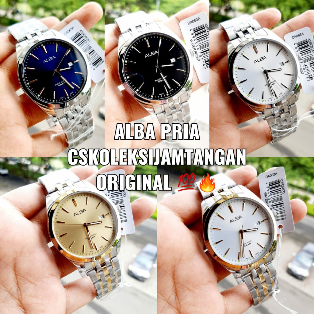 JAM TANGAN PRIA ALBA AS9Q91X1 AS9Q93X1 AS9Q95X1 AS9Q96X1 AS9Q98X1 ORIGINAL