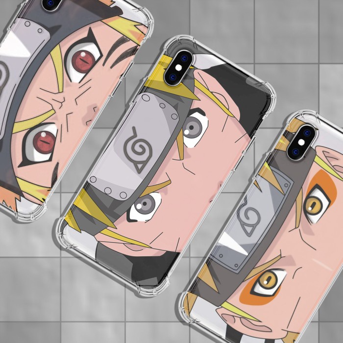 Custom Case Anime Naruto Gaara Sasuke Sharingan Rinnegan Eye Semua Tipe HP