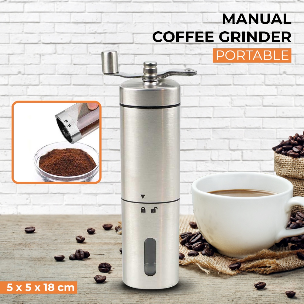 Alat Penggiling Kopi Manual Coffee Grinder Portable