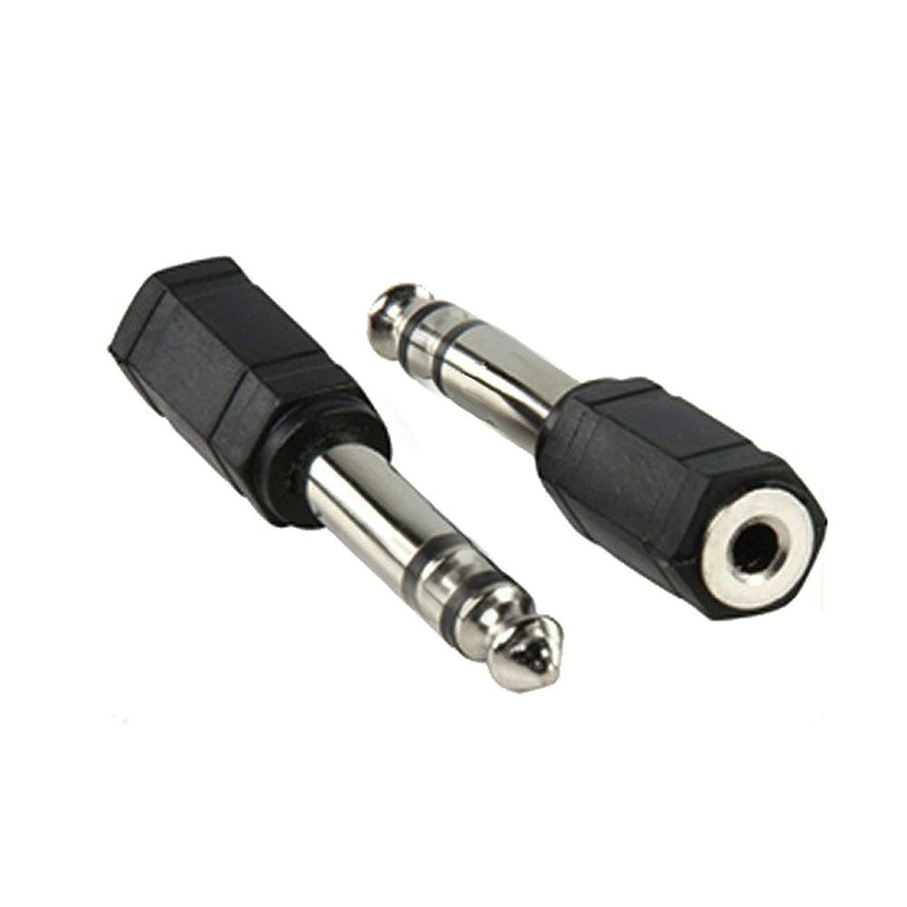 CONNECTOR JACK AUDIO 6.5 MALE TO 3.5 FEMALE