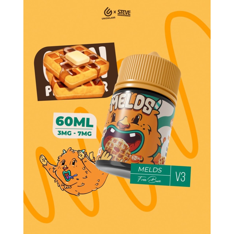 NEW CUKAI 2023 Melds V3 Caramel Doffle 60ML by Union Labs x Steve - Liquid Melds V3