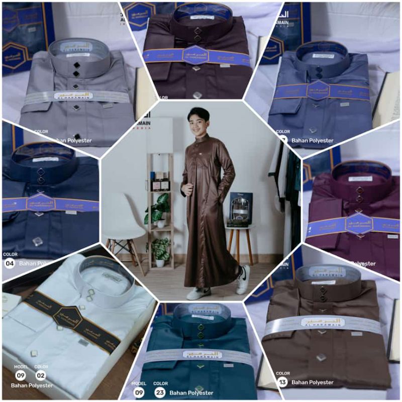 JUBAH ALHARAMAIN PREMIUM | JUBAH SAUDI | GAMIS PRIA DEWASA