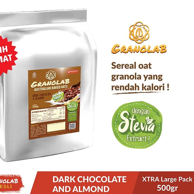 

➬ Granola 500 gr Dark Chocolate & Almond - Granolab Muesli ♫