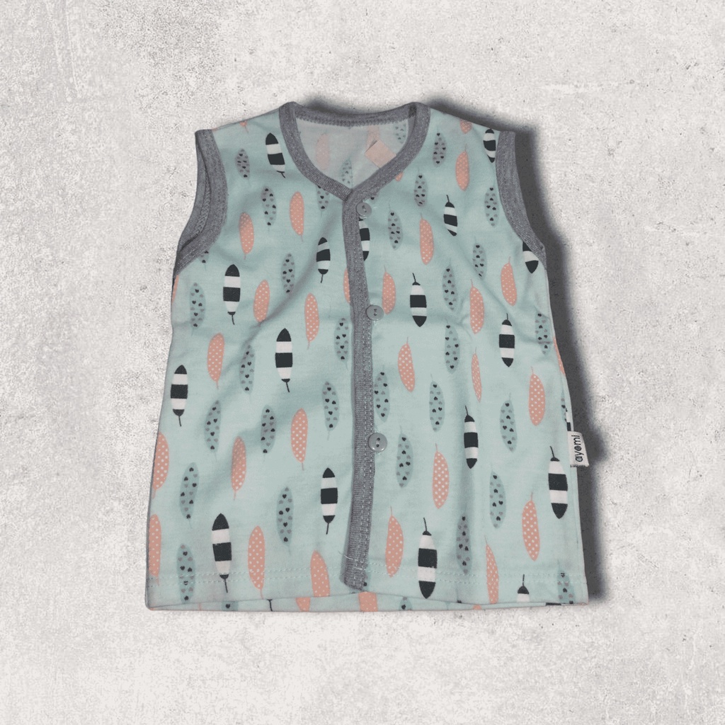 Baju Bayi Atasan Tanpa Lengan Ayomi Katun