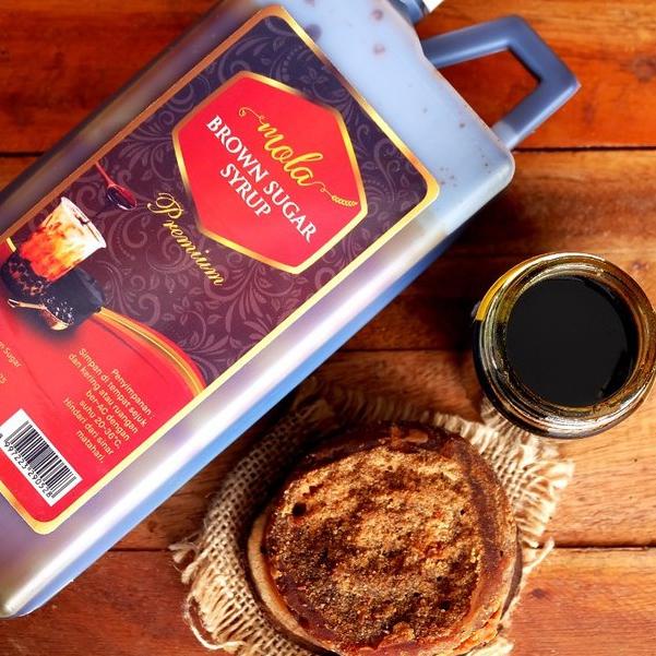 

✹ Mola Brown Sugar Cair 1 Liter Premium seperti Xing Fu Tang, Tiger, Kokumi Sugar dll ►