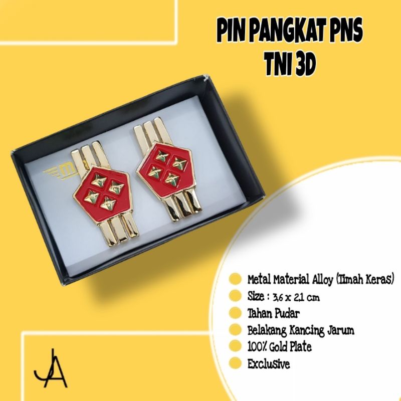 PIN PANGKAT PNS TNI 3D BREVET PANGKAT PNS TNI 3D BRIVET