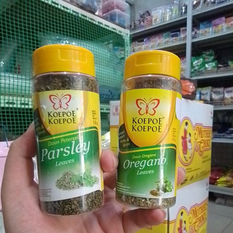 Koepoe Koepoe Daun Oregano dan Parsley 19gr / 14gr - Kupu Kupu