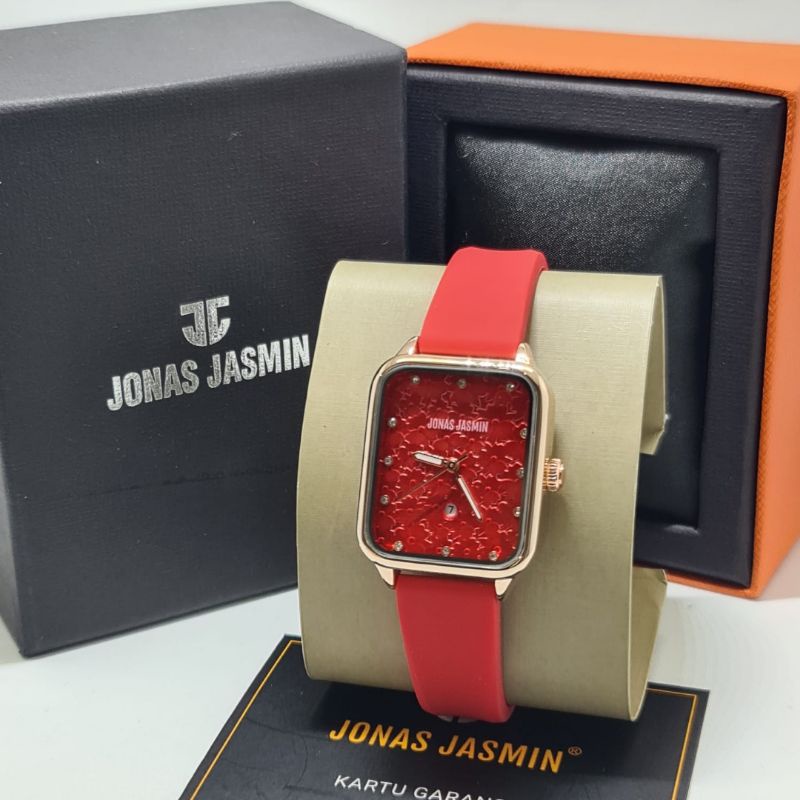 Jam Tangan Fashion Wanita Analog Jonas Jasmin 2238 Rubber Original