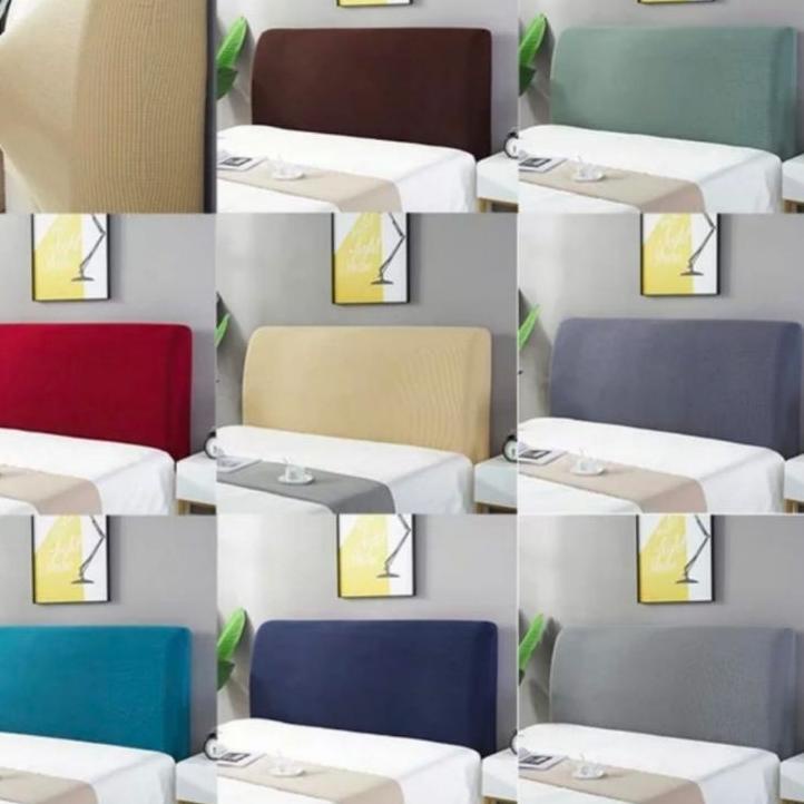 ✸ Cover bed HEADBOARD size 180cm/PENUTUP sandaran tempat tidur elastis ☄