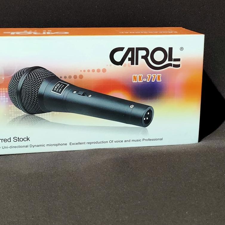 ➶ Mic vocal/mic kabel carol nk 77 original ☈