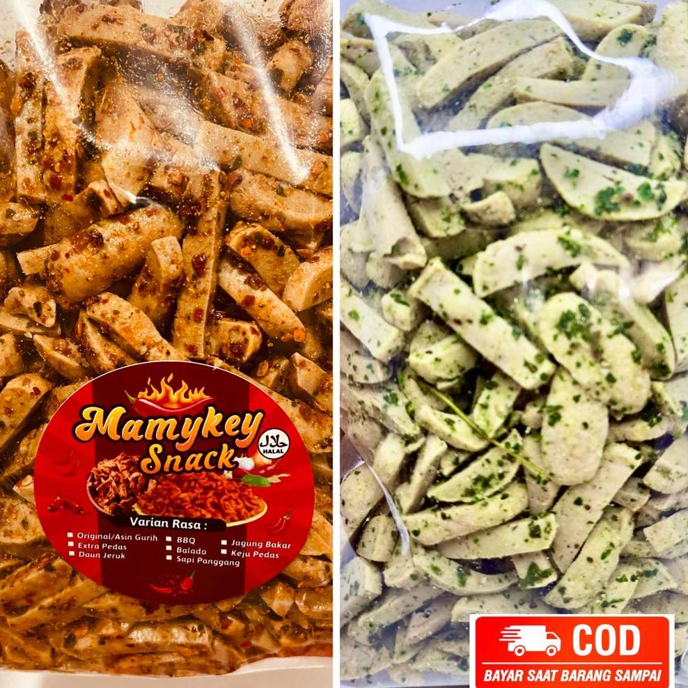 

✔️FLA⚡H⚡ALE✔️ COD basreng original daun jeruk 1kg .,.,.,..,